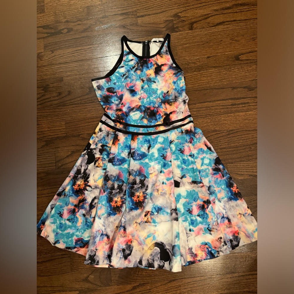 Parker Watercolor Floral Dress - Size L